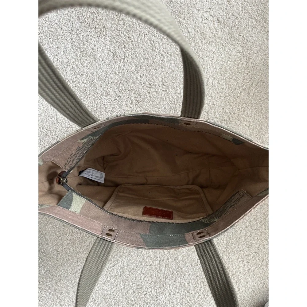 Polo Ralph Lauren Camo Polo Bear Canvas Tote Bag Mens Green Brown Camouflage